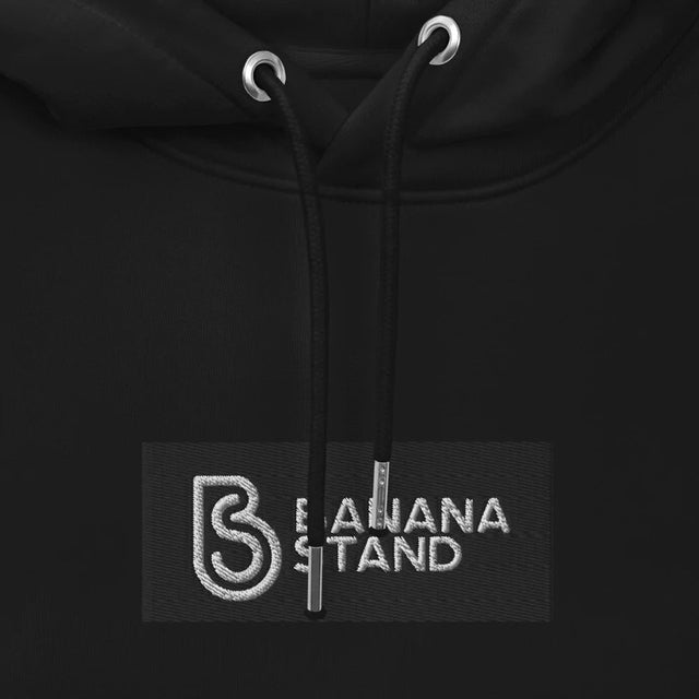 Center Box Logo Hoodie [Black] - Banana Stand