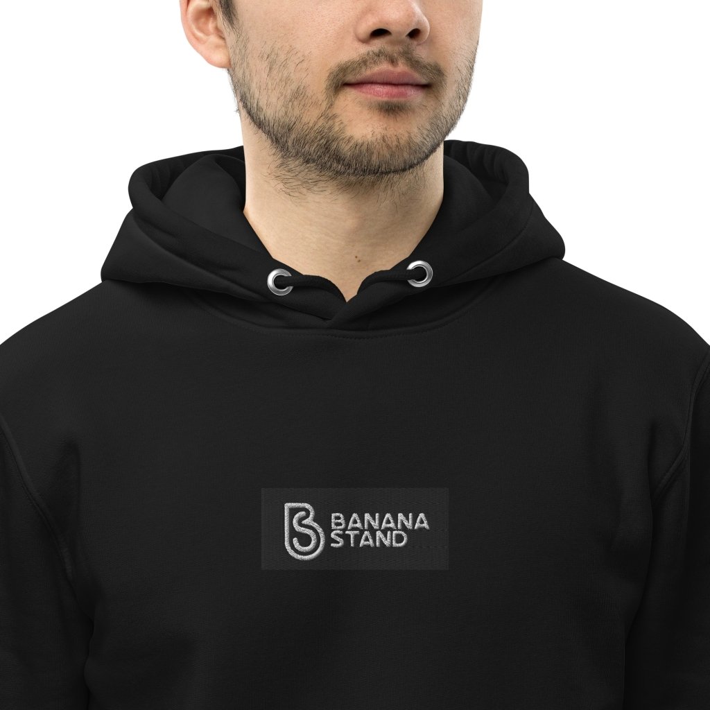 Center Box Logo Hoodie [Black] - Banana Stand