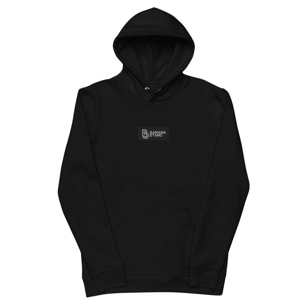 Center Box Logo Hoodie [Black] - Banana Stand