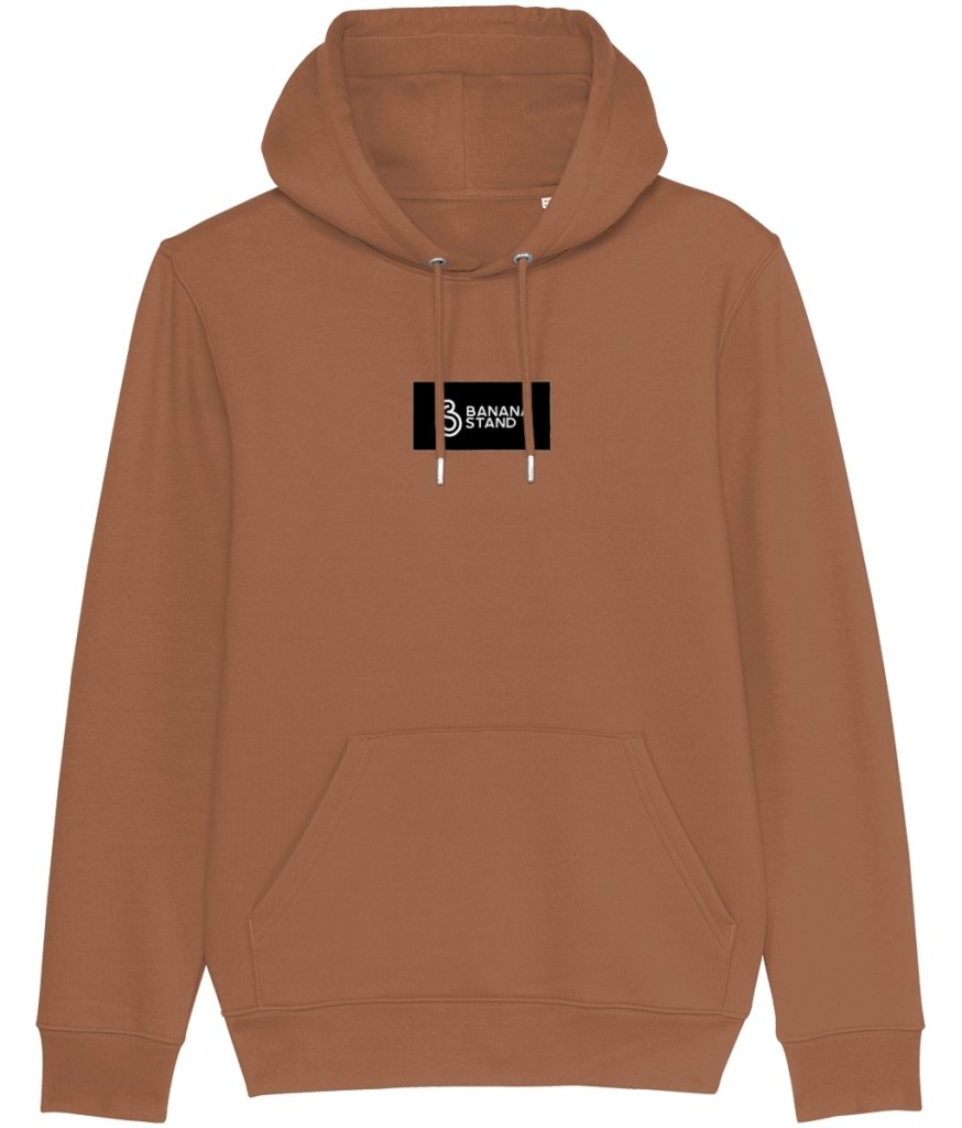 Center Box Logo Hoodie [New Colorway Coffee] - Banana Stand