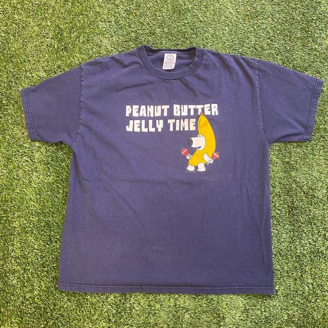 Family Guy 'Peanut Butter Jelly Time' Graphic T-shirt, Medium - Banana Stand