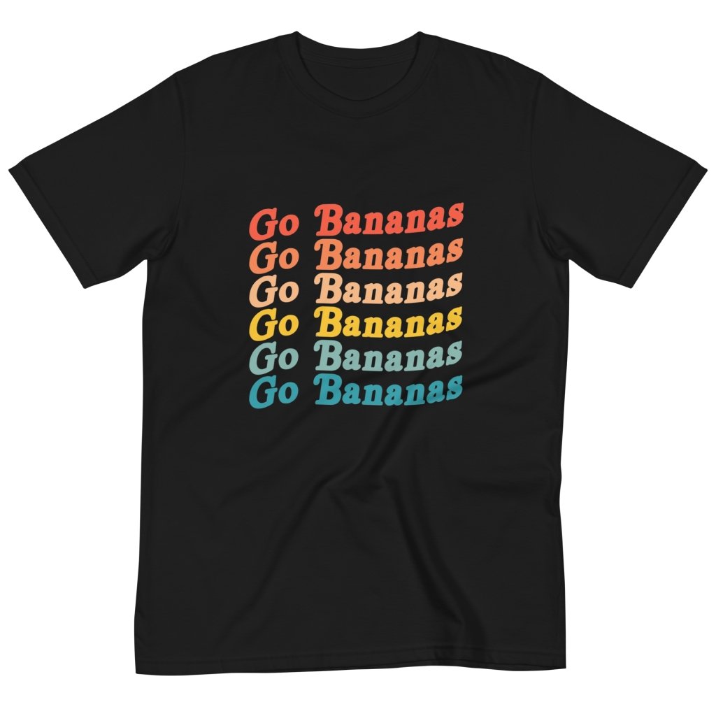 'Go Bananas’ Logo, T-Shirt - Banana Stand