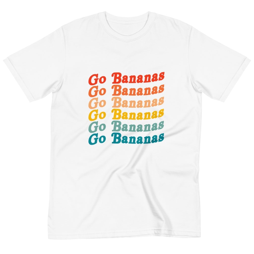 'Go Bananas’ Logo, T-Shirt - Banana Stand