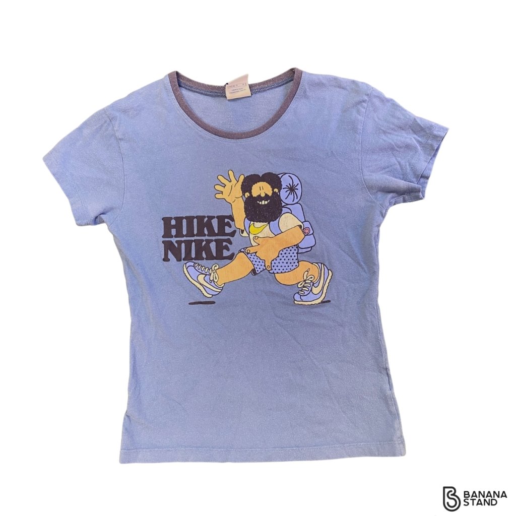 Hike Nike T-Shirt 2003 ,Blue, Womens M - Banana Stand