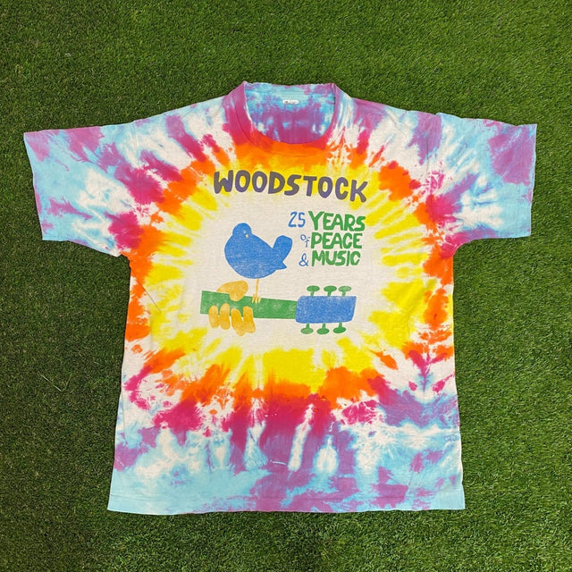 Woodstock 94' 25 Years T-shirt, Made in USA XL