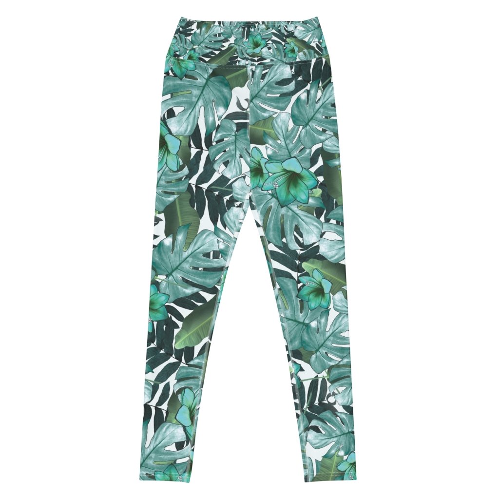 Leggings w/ Tropical Print - Banana Stand