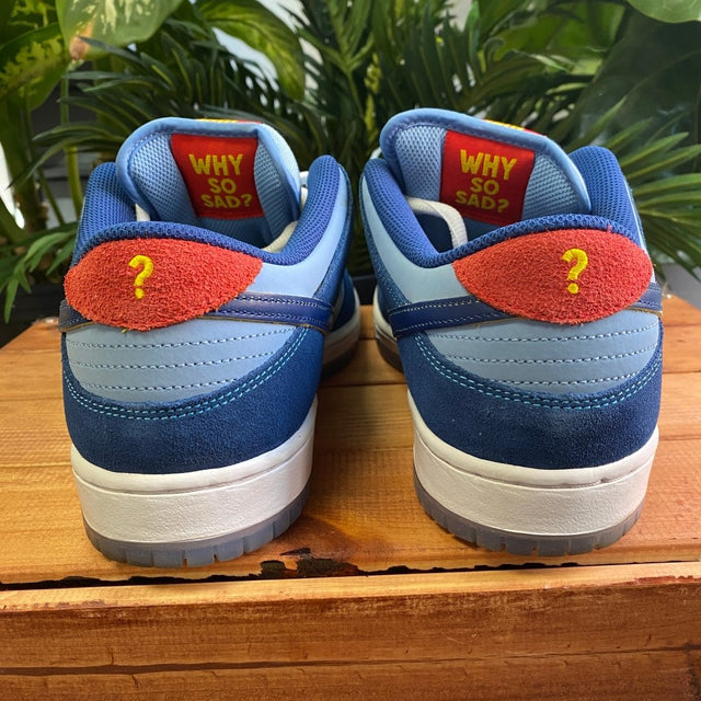 Nike SB Dunk Low Pro, Why So Sad?, Mens 10, W11.5 - Banana Stand