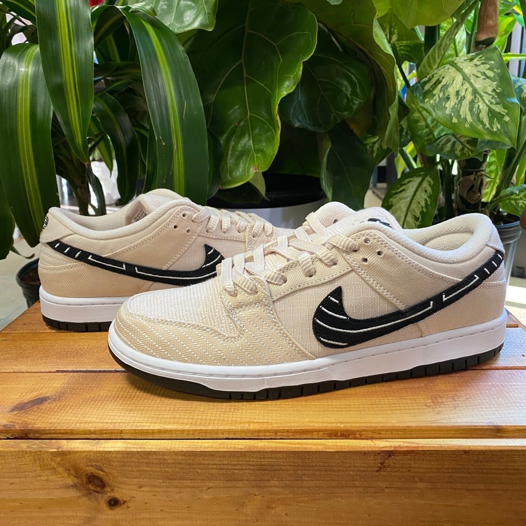 Nike SB Dunk Low x Albino & Preto 'Pearl White', Mens 9 - Banana Stand