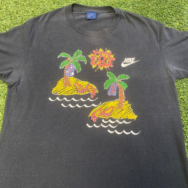 Nike Vintage 1985 Palm Island Tree Shirt, XL - Banana Stand