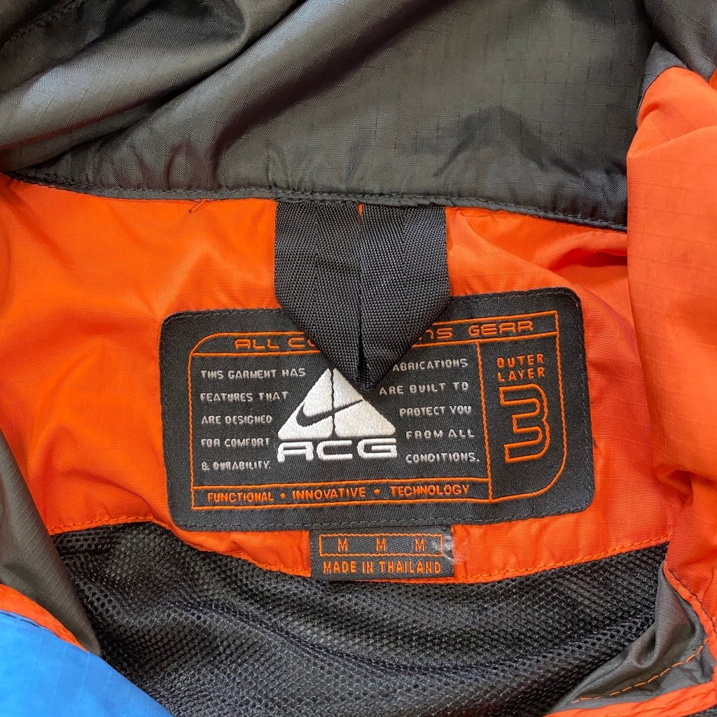Nike Vintage ACG Orange and Dark Gray Jacket, M - Banana Stand