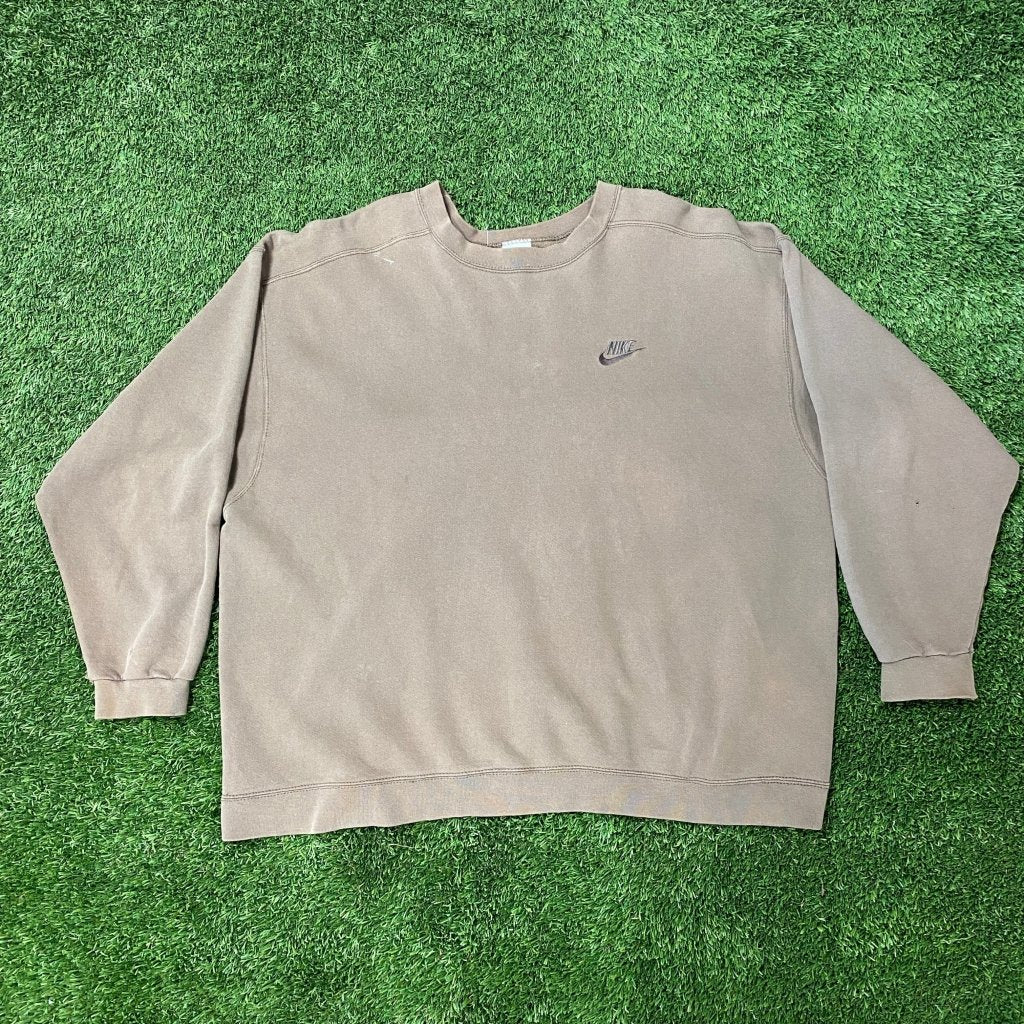 Nike Vintage Brown/Mocha Crewneck Made in USA XXL - Banana Stand