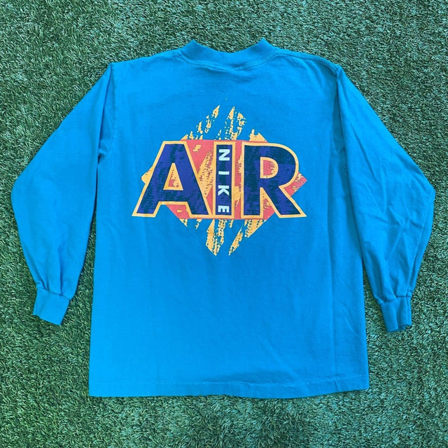 Nike Vintage Double Sided Nike Air Long Sleeve, Small - Banana Stand