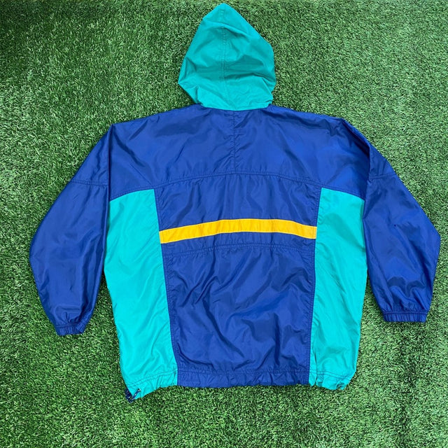 Nike Vintage Green and Gold Windbreaker, L - Banana Stand
