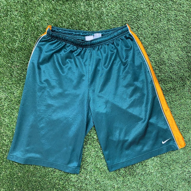 Nike Vintage Green Athletic Shorts - Banana Stand