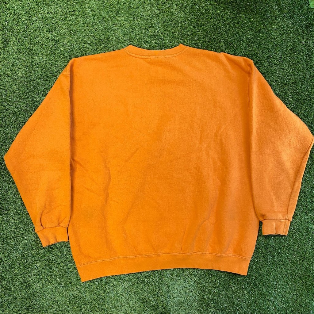 Nike Vintage Orange Center Swoosh Crewneck, Made in USA, XL - Banana Stand