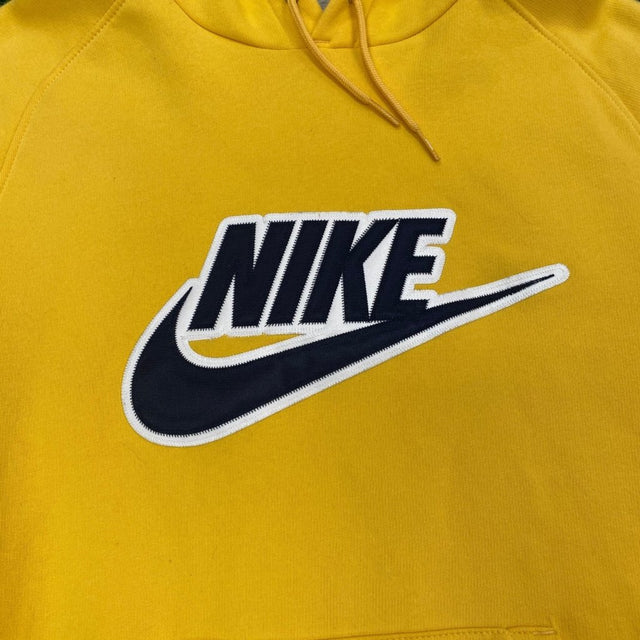 Nike Vintage Yellow Embroidered Hoodie, L - Banana Stand