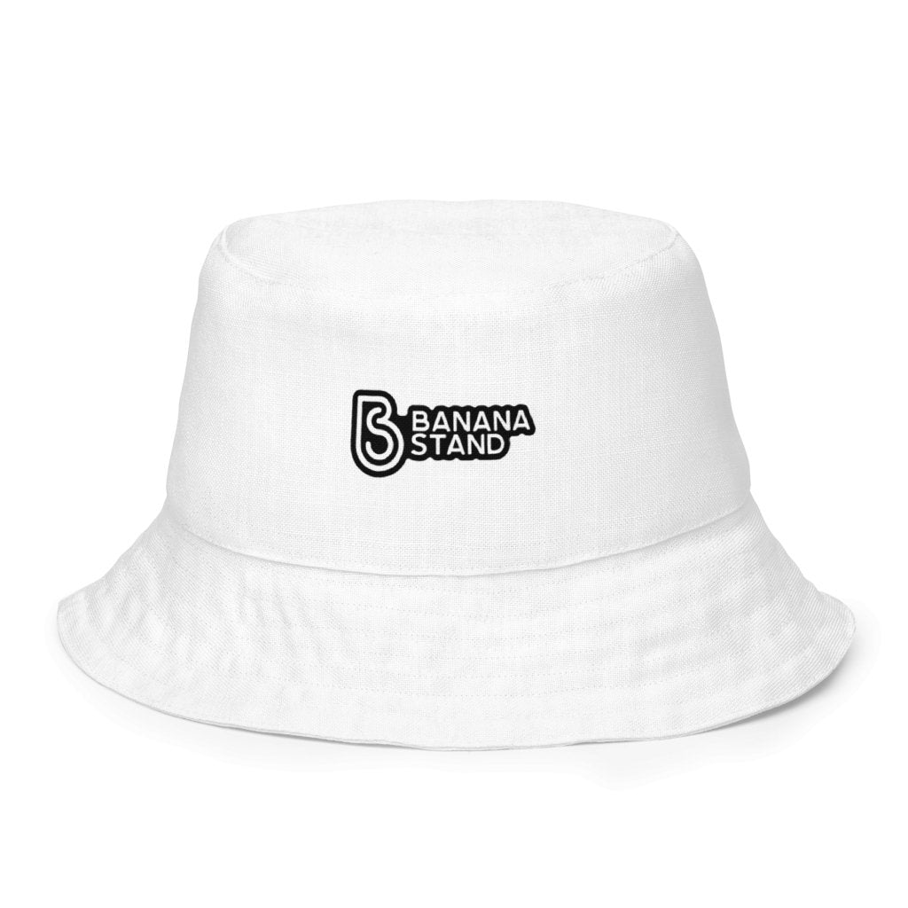 Orange Tropic Double-Sided Bucket Hat - Banana Stand
