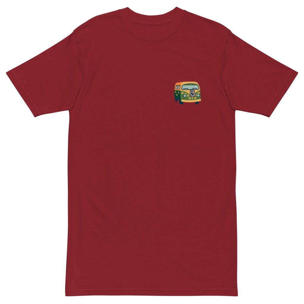 RV Short Sleeve, Burgundy - Banana Stand