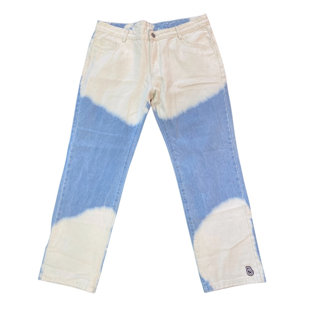 Tie Dye Straight Leg Jeans - Banana Stand