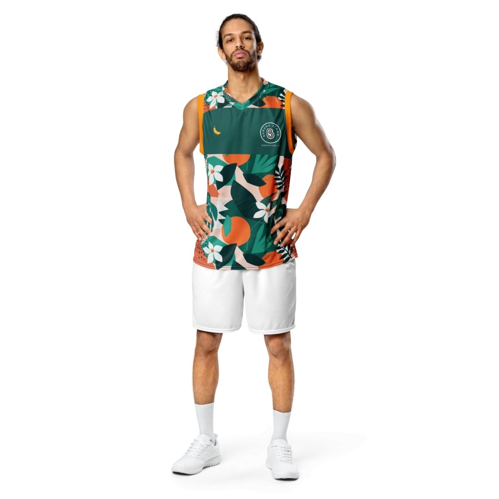 Tropical Blast Recycled Basketball Jersey - Banana Stand