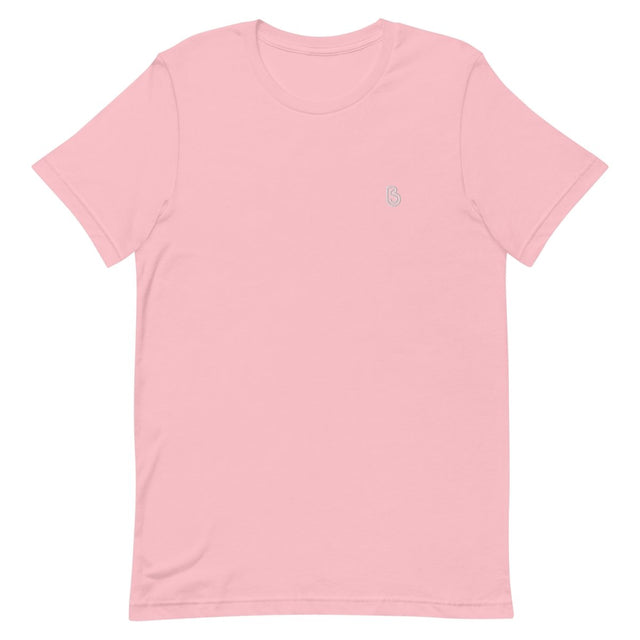 Embroidered BS T-shirt, Pink