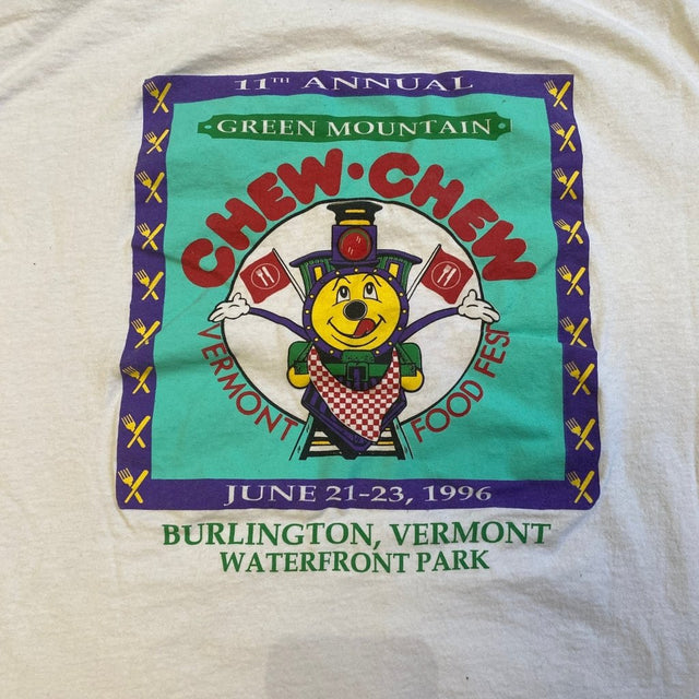 Vintage 1996 Green Mountain Chew Chew Food Fest, Medium/Large - Banana Stand
