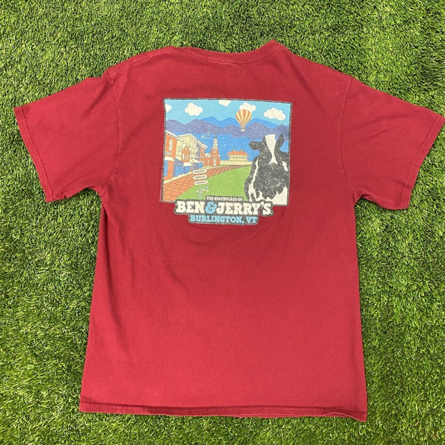 Vintage Ben and Jerry's Church Street Staff T-Shirt - Banana Stand