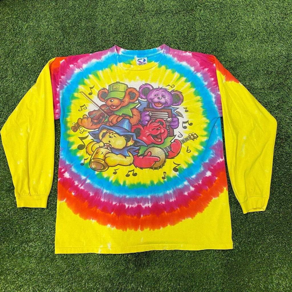 Vintage Grateful Dead Dancing Bears Long Sleeve - Banana Stand