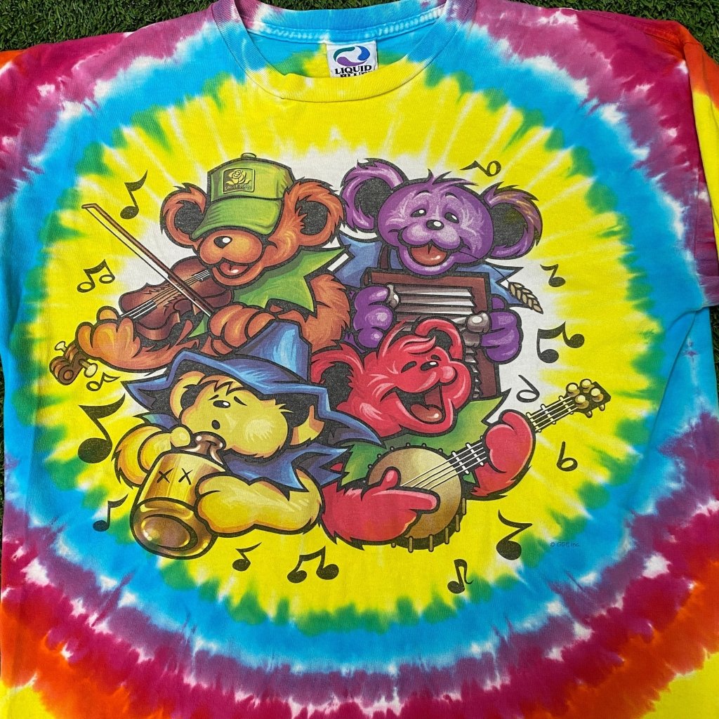Vintage Grateful Dead Dancing Bears Long Sleeve - Banana Stand