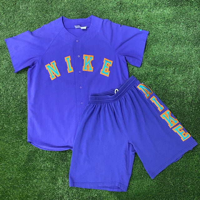 Vintage Nike Baseball Shirt with Shorts - Banana Stand
