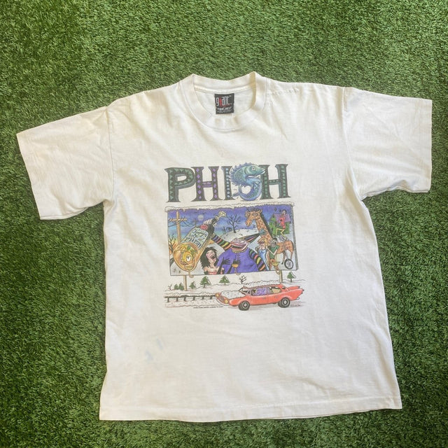 Vintage Phish 1993 New Years Shows Concert T-shirt, XL - Banana Stand
