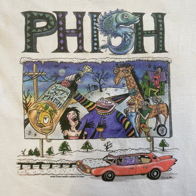 Vintage Phish 1993 New Years Shows Concert T-shirt, XL - Banana Stand