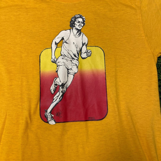 Vintage Steve Prefontaine Running Shirt Original 1977, Sport-T tag - Banana Stand