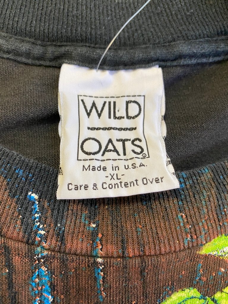 VINTAGE WILD AND OATS, PARROT RAIN FOREST T-SHIRT - Banana Stand